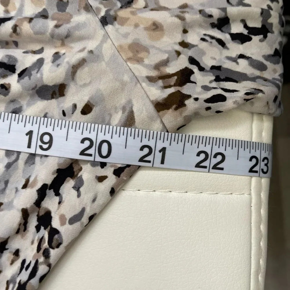 Calvin Klein Snow Leopard print Tunic Top with metal detail - Picture 7 of 10